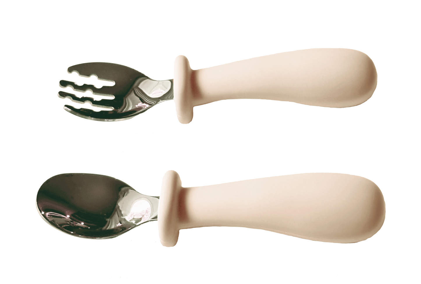 Toddler Utensils with Silicone Handle and Portable Case